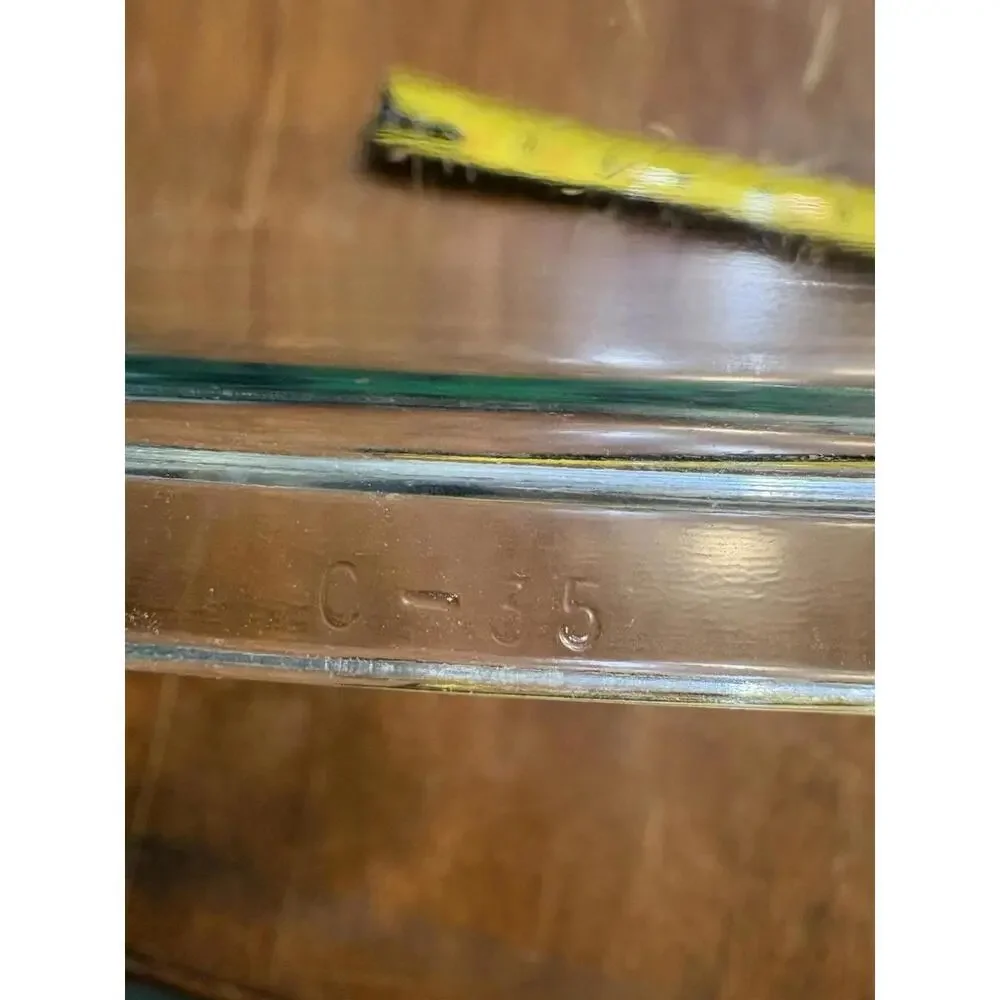 Corning Pyrex Casserole Rectangle P-4-C Clear Glass Replacement Lid Fits  1.5 qt - Picture 8 of 10